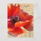 ポピーとエフエマラのデジタルアート ポストカード (正面)