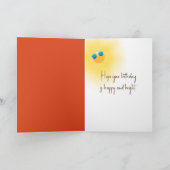 ポピーとカタテール誕生日 カード (内部)