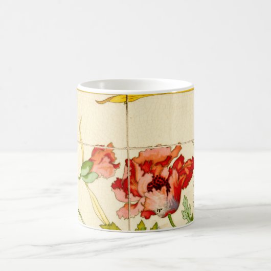 ポピーとデイジーマグ コーヒーマグカップ (中央)