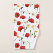 ポピーとデイジー バスタオルセット (ハンドタオル)