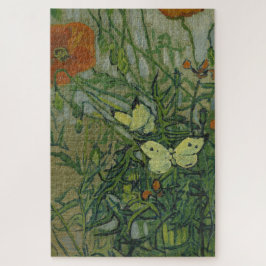 ポピーと蝶by Vincent Vanゴッホ ジグソーパズル