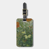 ポピーと蝶by Vincent Vanゴッホ ラゲッジタグ (正面縦)