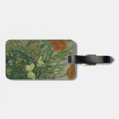 ポピーと蝶by Vincent Vanゴッホ ラゲッジタグ (裏面横)
