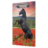 ポピーと馬のクリップボード クリップボード (左)