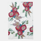 ポピーなガーデンティータオル キッチンタオル (縦)