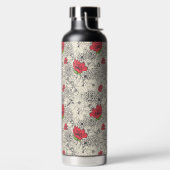 ポピーな花園の模様 ウォーターボトル (左面)