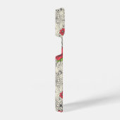 ポピーな花園の模様 iPhoneケース (右側面)