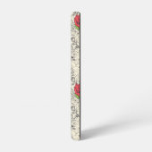 ポピーな花園の模様 SAMSUNG GALAXYケース (左側面)