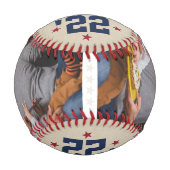 ポピーに昇格 |新しい祖父の写真 野球ボール (正面)