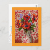 ポピーのはがき ポストカード (正面/裏面)