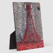 ポピーのカスケード – ロンドンの塔 フォトプラーク (側面)