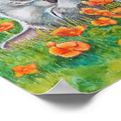 ポピーのケシのポスター ポスター (角)