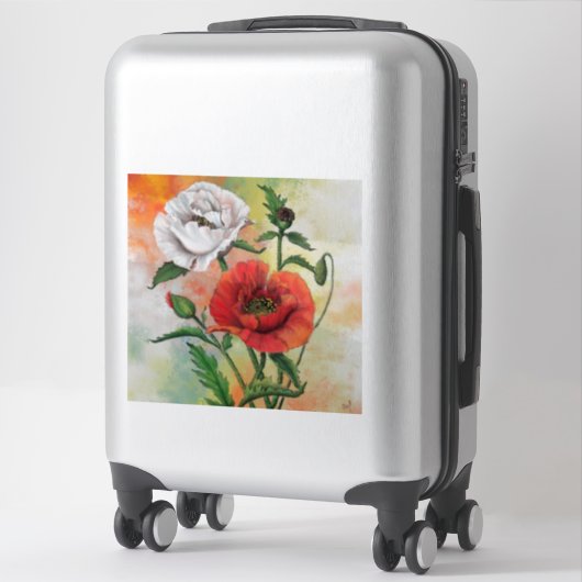 ポピーのシール シール (スーツケース)