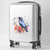 ポピーのステッカーのカラス シール (スーツケース)