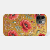 ポピーのフルール ゴールデンデザイン Case-Mate iPhoneケース (裏面(横))
