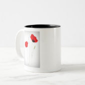 ポピーのポスター ツートーンマグカップ (正面左)