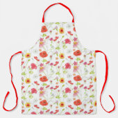 ポピーのワイルドフラワーズコンフォロースウィートピーズ エプロン (正面)