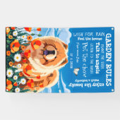 ポピーの中でチャウガーデンバナー3'x5' 横断幕 (横)