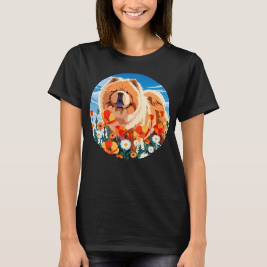ポピーの中で CHOW Tシャツ (正面)