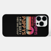 ポピーの中には昼寝実在ポピー遊スのゴフを取る人もいる iPhoneケース (裏面横)
