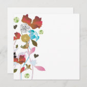 ポピーの招待状 招待状 (正面/裏面)