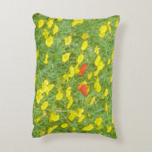 ポピーの水色 アクセントクッション (裏面(縦))