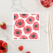 ポピーの水色 スタンダードカクテルナプキン (インサイチュ)