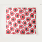 ポピーの水色 タペストリー (正面(横))