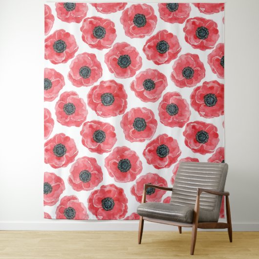 ポピーの水色 タペストリー (インサイチュ)