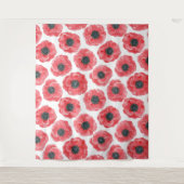 ポピーの水色 タペストリー (正面)