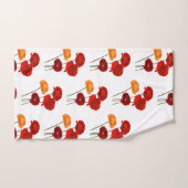 ポピーの水色 バスタオルセット (ハンドタオル)