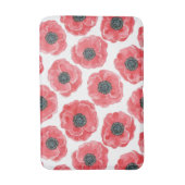 ポピーの水色 バスマット (正面縦)