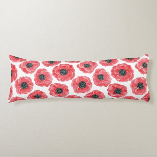 ポピーの水色 ボディピロー (正面)