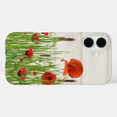 ポピーの花が草の中に Case-Mate iPhoneケース (裏面 (横))