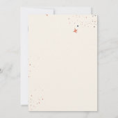 ポピーの花と甘い16誕生日パーティー 招待状 (裏面)