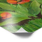 ポピーの花のチューリップ フォトプリント            (角)