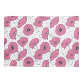 ポピーの花のパターン枕のケース 枕カバー