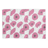 ポピーの花のパターン枕のケース 枕カバー (正面)