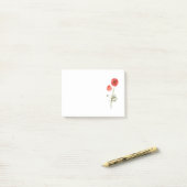ポピーの花のポストイットノート ポストイット (デスク上)