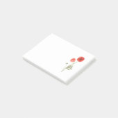 ポピーの花のポストイットノート ポストイット (アングル)