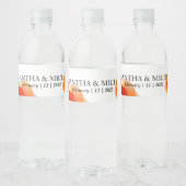 ポピーの花の絵を描水結婚色 ペットボトルラベル (ボトル)