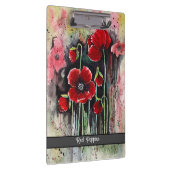 ポピーの花を水色に クリップボード (右)