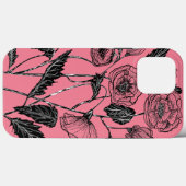 ポピーの花を選択カラー – ピンク Case-Mate iPhoneケース (裏面 (横))