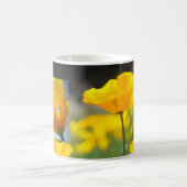 ポピーの花コーヒーカップマグギフトシスターズ永遠 コーヒーマグカップ (中央)