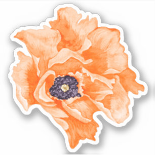 ポピーの花シール シール