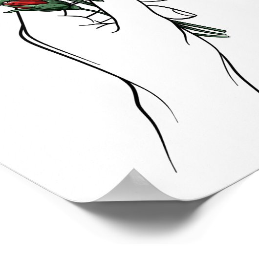 ポピーの花束 ポスター (角)