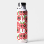 ポピーの花柄 ウォーターボトル (右面)