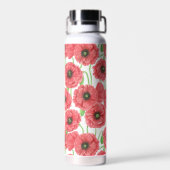 ポピーの花柄 ウォーターボトル (背面)