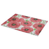 ポピーの花柄 カッティングボード (角)