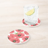 ポピーの花柄 コースター (側面)